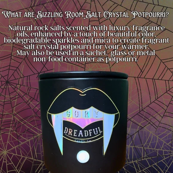 Resting Grinchface Sizzling Room Salt Crystal Potpourri: Crushed Peppermint - Picture 4 of 9